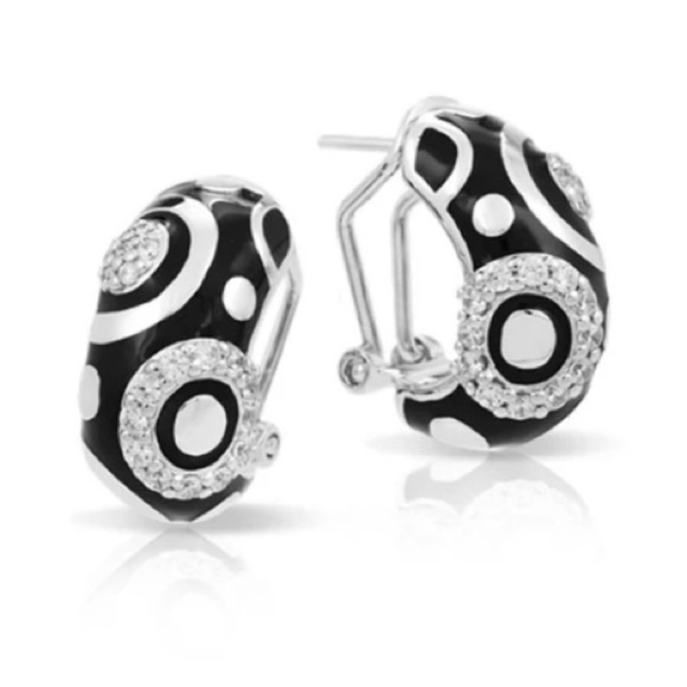 BELLE ETOILE COSMIC hoop earrings with jewelry pouch